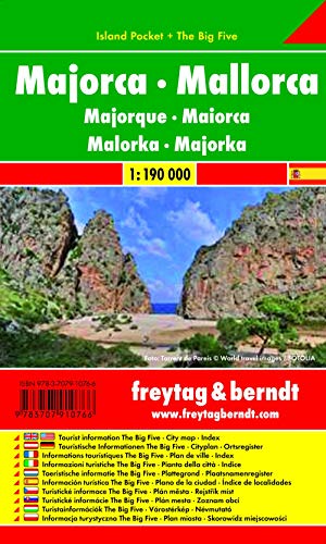 Maiorca 1:190.000: Toeristische Wegenkaart 1:190 000