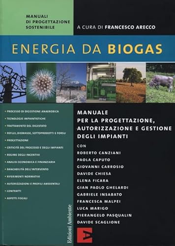 Energia Da Biogas. Manuale Per La Progettazione, Autorizzazione E Gestione Degli Impianti