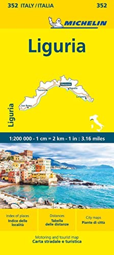 Carta Liguria: Straßen- Und Tourismuskarte 1:200.000: 352