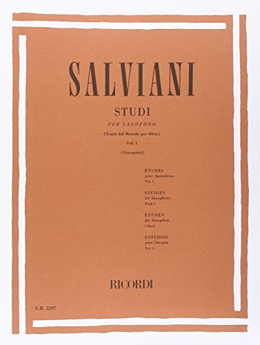 Studi Per Saxofono (Tratti Dal Metodo Per Oboe)