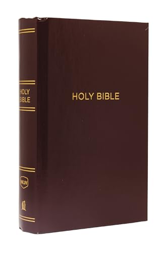 The Holy Bible: New King James Version, Burgundy, Pew Bible, Comfort Print, Red Letter Edition