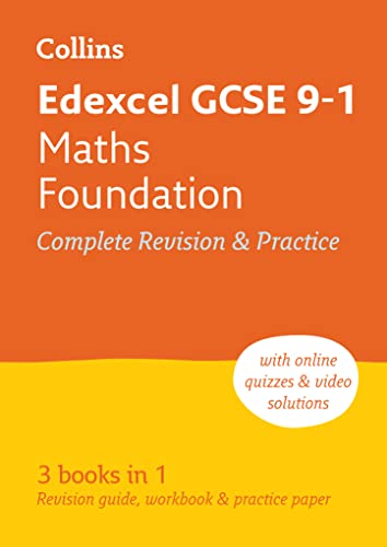 Edexcel Gcse 9-1 Maths Foundation All-In-One Complete Revision And Practice: Ideal For The 2025 And 2026 Exams