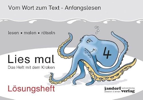 Lies Mal 4 - Das Heft Mit Dem Kraken. Lösungsheft