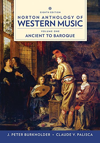 Norton Anthology Of Western Music: Ancient To Baroque (1)
