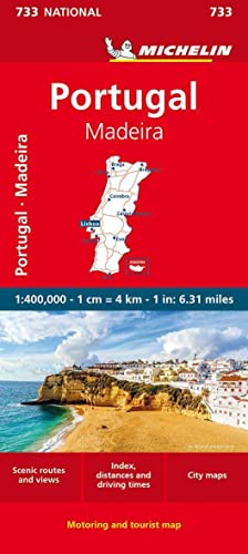 Portogallo-Madera: Straßen- Und Tourismuskarte 1:400 000: 733