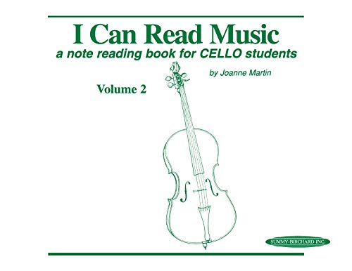 I Can Read Music: Cello: A Note Reading Book For Cello Students