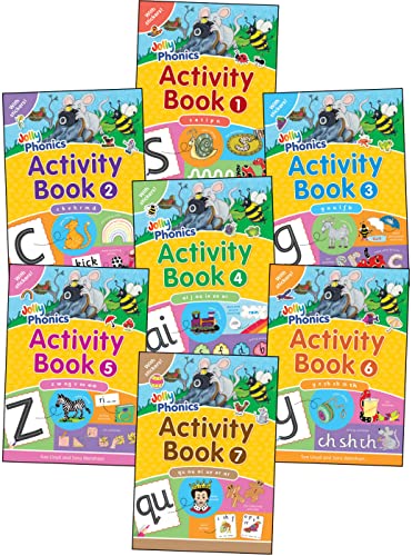 Jolly Phonics. Activity Book. Per La Scuola Elementare. Con Espansione Online (Vol. 1-7): In Precursive Letters (British English Edition)