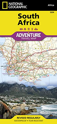 National Geographic Adventure Map South Africa [Lingua Inglese]: Travel Maps International Adventure Map
