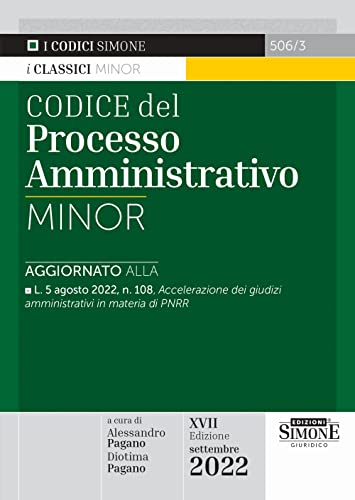 Codice Del Processo Amministrativo - Minor