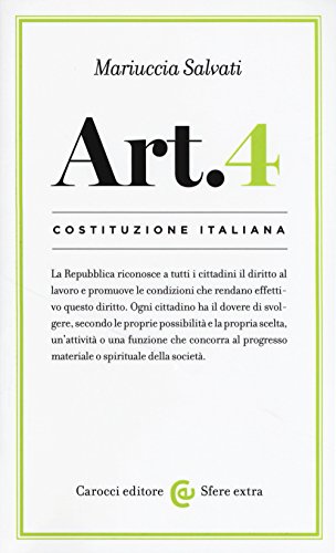Costituzione Italiana: Articolo 4