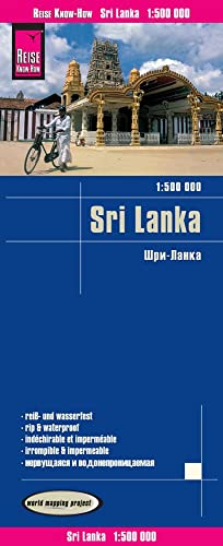 Reise Know-How Landkarte Sri Lanka 1 :500.000: Worldmappingproject