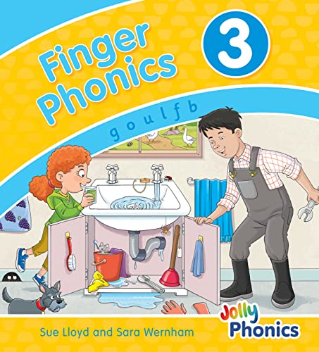 Finger Phonics Book 3: In Precursive Letters (British English Edition)