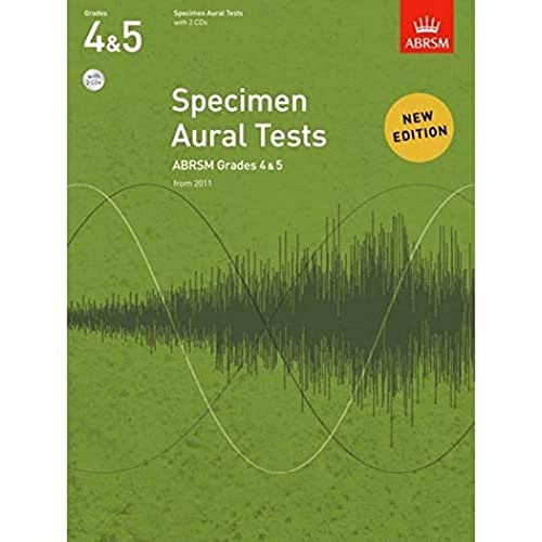 Specimen Aural Tests, Grades 4 & 5, With 2 Cds: New Edition From 2011