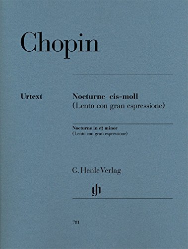 Chopin - Nocturno Op.Postumo En Do Sost. Menor Para Piano (Urtext)