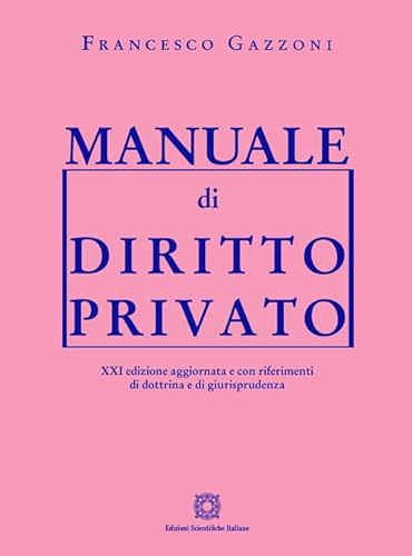 Manuale Di Diritto Privato
