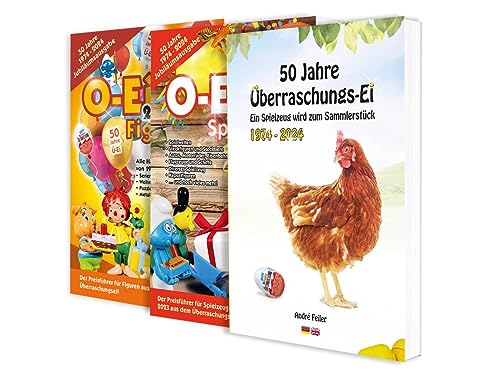 Das O-Ei-A 2Er Bundle 2024/25 - Die Jubiläumsausgabe! - O-Ei-A Figuren Und O-Ei-A Spielzeug Sowie Das Buch ¿50 Jahre Überraschungs-Ei¿: Fast 10 Eur Er