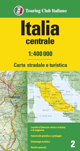Italia Centrale 1:400.000. Carta Stradale E Turistica: 2