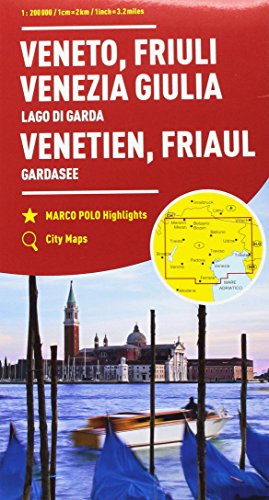 Veneto, Friuli, Lago Di Garda 1:200.000