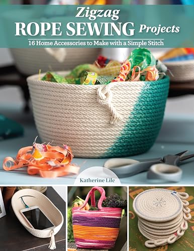Zigzag Rope Sewing Projects: 16 Home Accessories To Make With A Simple Stitch