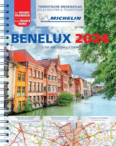 Benelux 2024 22452 Atlas: Wegenatlas Schaal 1 : 150.000