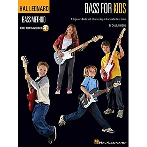 Bass For Kids: A Beginner'S Guide With Step-By-Step Instruction For Bass Guitar