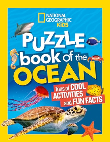 National Geographic Kids Puzzle Book Of The Ocean: Tons Of Cool Activities And Fun Facts