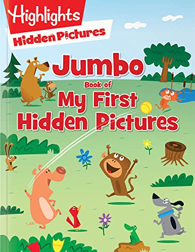 Jumbo Book Of My First Hidden Pictures: 115+ Hidden Pictures Puzzles In Highlights Activity Book, Seek And Find Puzzles For Kids 3+