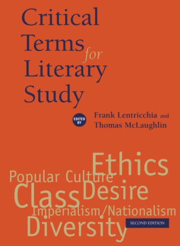 Critical Terms For Literary Study, Second Edition
