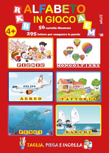 Alfabeto In Gioco. 56 Cartelle Illustrate E 295 Lettere Per Comporre Le Parole
