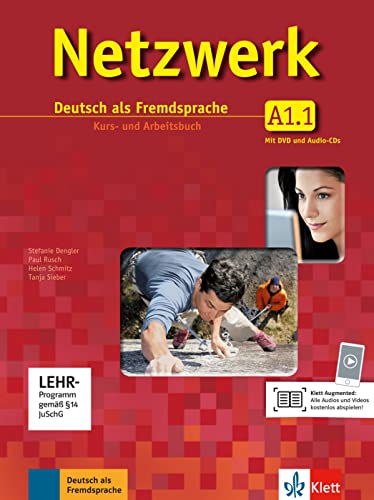 Netzwerk A1 In Teilbänden - Kurs- Und Arbeitsbuch, Teil 1 Mit 2 Audio-Cds Und Dvd: Deutsch Als Fremdsprache [Lingua Tedesca]