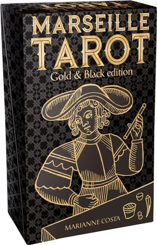 Tarot Of Marseille Gold & Black Edition. Con Libro