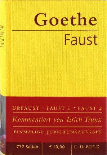 Faust: Der Tragödie Erster Und Zweiter Teil. Urfaust