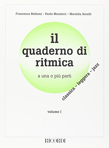 Quaderno Di Lettura Ritmica A Una O Piu' Parti