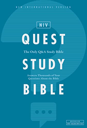 Quest Study Bible: New International Version, The Only Q&A Study Bible: Answers Thousands Of Your Questions About The Bible