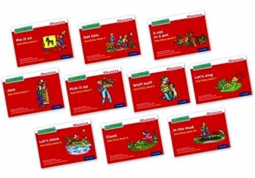 Red Ditty Books (Mixed Pack Of 10)