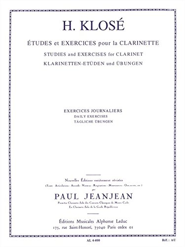 Exercices Journaliers Clarinette