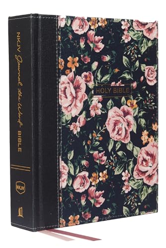 Nkjv, Journal The Word Bible, Cloth Over Board, Gray Floral, Red Letter, Comfort Print: New King James Version, Gray Floral, Cloth Overboard, Comfort