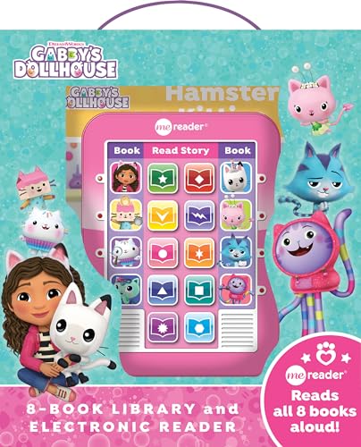 Dreamworks Gabby'S Dollhouse: Me Reader 8-Book Library And Electronic Reader Sound Book Set - Pi Kids