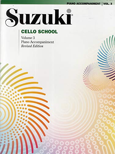Suzuki Cello Pi Acc 3 [Lingua Inglese]: Volume 3 Piano Accompaniment