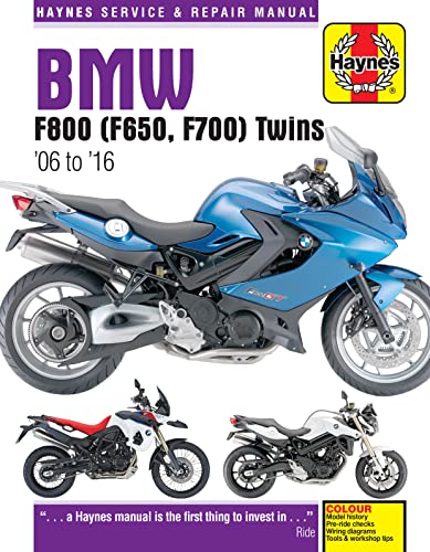 Bmw F800 (F650, F700) Twins: '06 To '16