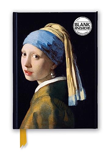 Johannes Vermeer: Girl With A Pearl Earring Foiled Blank Journal