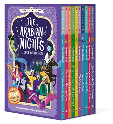 The Arabian Nights Children'S Collection (Box Set Of 10 Books) - Abridged For Ages 7+ (The Arabian Nights Children'S Collection (Easy Classics))