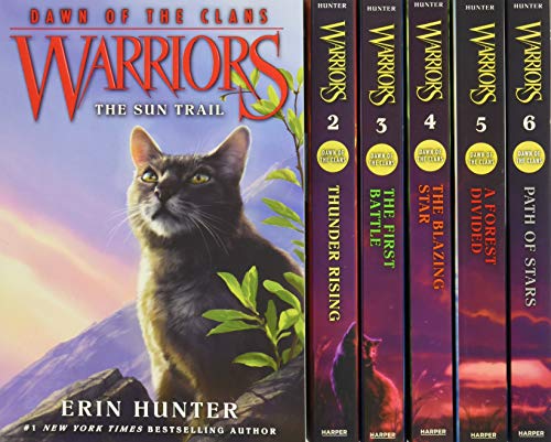 Warriors Dawn Of The Clans Box Set: The Sun Trail / Thunder Rising / The First Battle / The Blazing Star / A Forest Divided / Path Of Stars