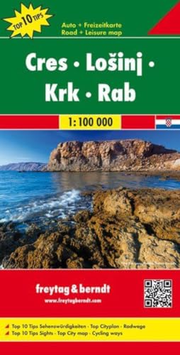 Cres-Lussino 1:100.000: Toeristische Wegenkaart 1:100 000: Ak 0718