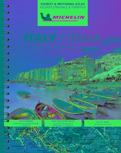 Italy. Atlas Routier Et Touristique. Ediz. A Spirale: 1; 300 000; Atlante Stradale E Turistico / Tourist And Motoring Atlas / Atlas Routier Et ... Weg