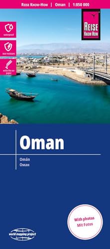 Reise Know-How Landkarte Oman 1:850.000: Reiß- Und Wasserfest (World Mapping Project)