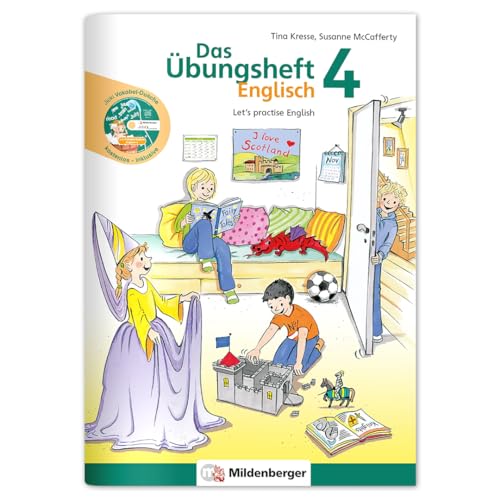 Das Übungsheft Englisch 4: Let'S Practise English Mit Audio-Cd "Jicki Vokabel-Dusche 4"