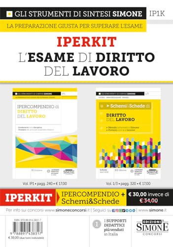 Iperkit L’Esame Di Diritto Del Lavoro – Ipercompendio Di Diritto Del Lavoro + Schemi & Schede Di Diritto Del Lavoro