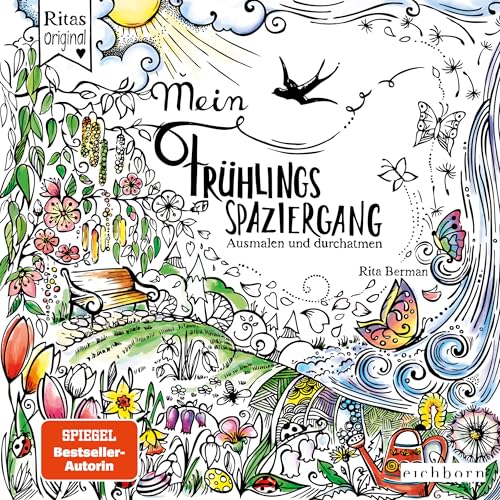 Mein Frühlingsspaziergang: Ausmalen Und Durchatmen: 1