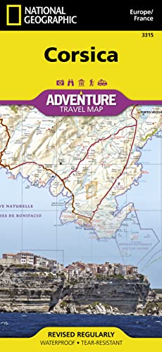National Geographic Corsica France Map: Travel Maps International Adventure Map